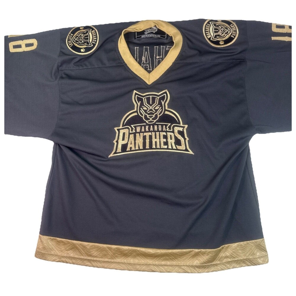 Geeky Jerseys Wakanda Panthers Jersey Size S Marvel Avengers